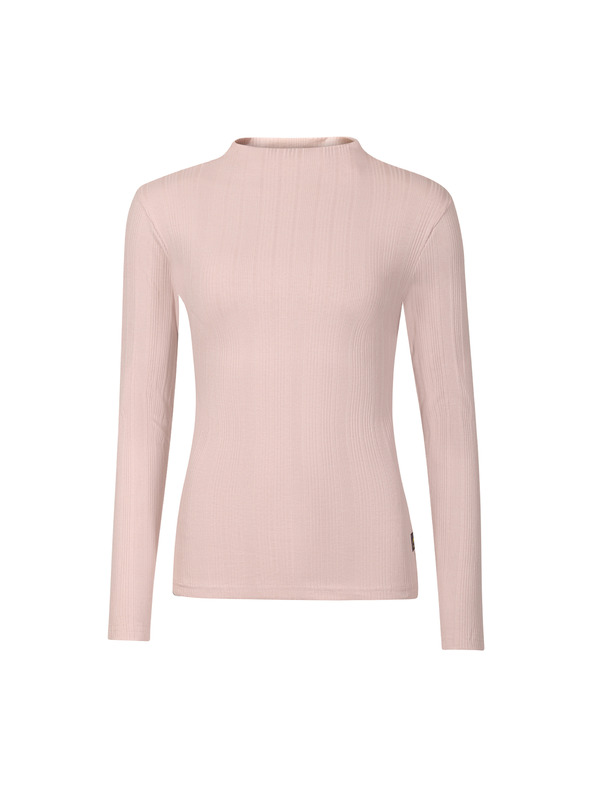 NAX Дамска тениска от органичен памук nax NAX KIRDA приглушено лилаво