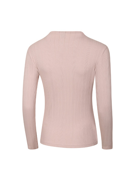 NAX Дамска тениска от органичен памук nax NAX KIRDA приглушено лилаво