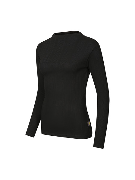 NAX Дамска тениска от органичен памук nax NAX KIRDA черно