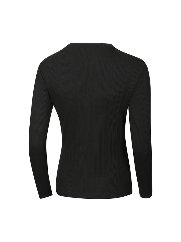 NAX Дамска тениска от органичен памук nax NAX KIRDA черно