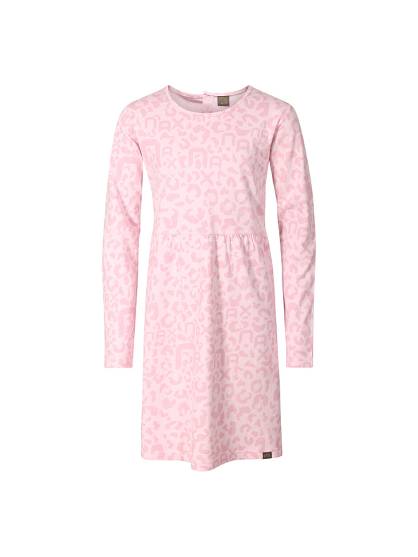 NAX Детска памучна рокля nax NAX WERTO светло лилаво