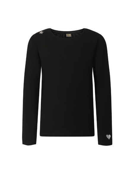 NAX Детска памучна тениска nax NAX POLTO черно