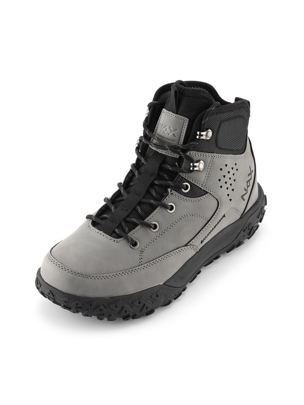 NAX Мъжки градски обувки nax NAX NARED тъмносиви