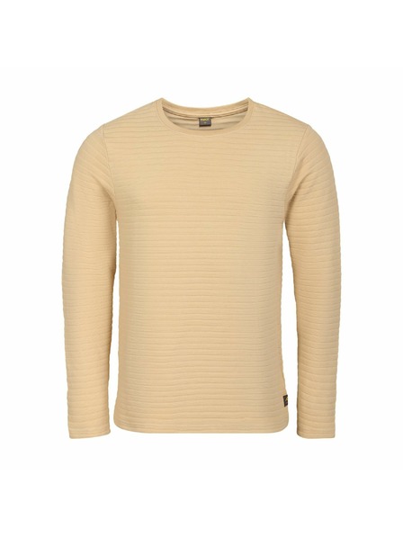 NAX Мъжка памучна тениска nax NAX OXAR камилска