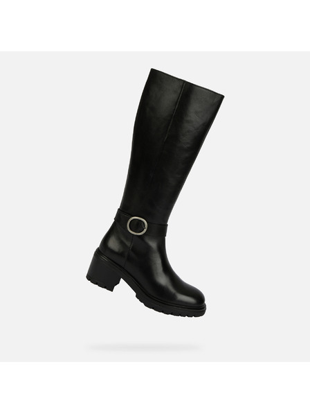 Geox Черни дамски ботуши Geox Damiana