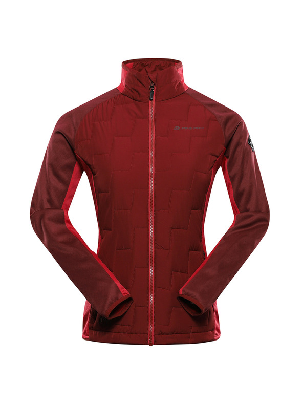 ALPINE PRO Дамски суитшърт с мериносова вата ALPINE PRO JORWA merlot