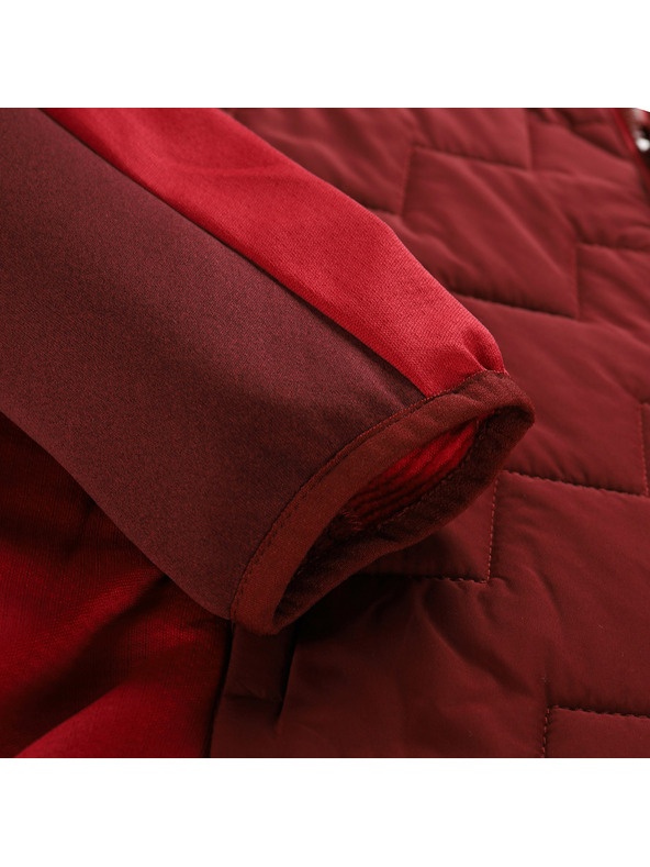 ALPINE PRO Дамски суитшърт с мериносова вата ALPINE PRO JORWA merlot