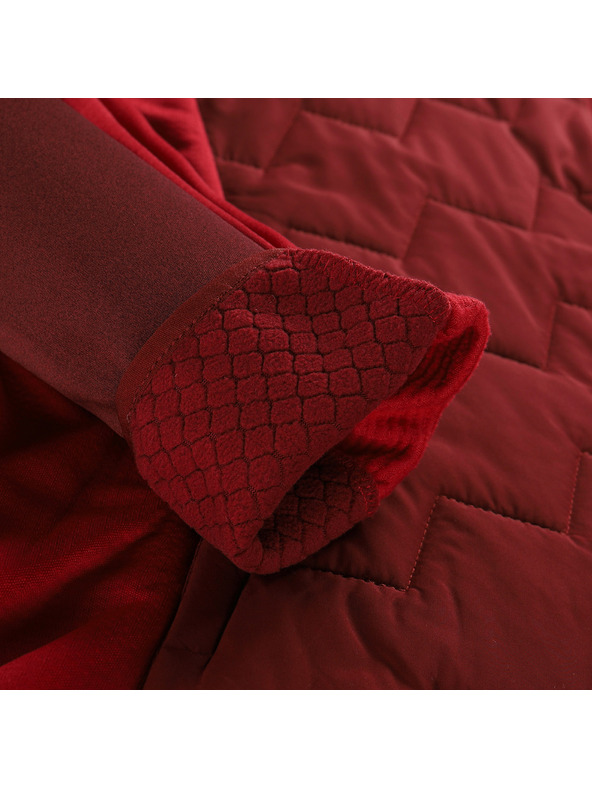 ALPINE PRO Дамски суитшърт с мериносова вата ALPINE PRO JORWA merlot