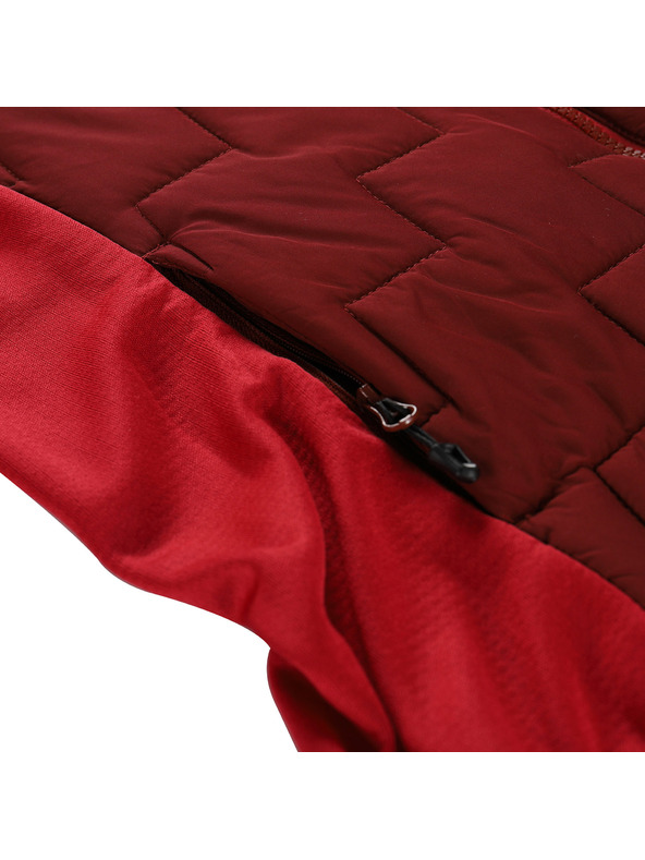 ALPINE PRO Дамски суитшърт с мериносова вата ALPINE PRO JORWA merlot