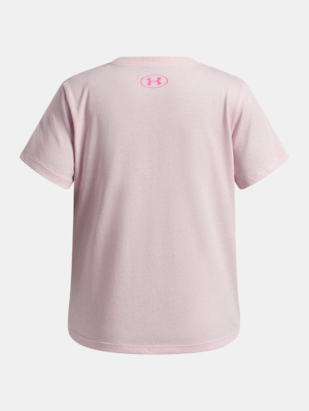 Under Armour Момичешка тениска Under Armour UA G Star Logo Lockertag SS-PNK