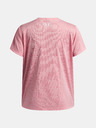 Under Armour Момичешка тениска Under Armour UA TECH TWIST WDMK LOGO SS-PNK
