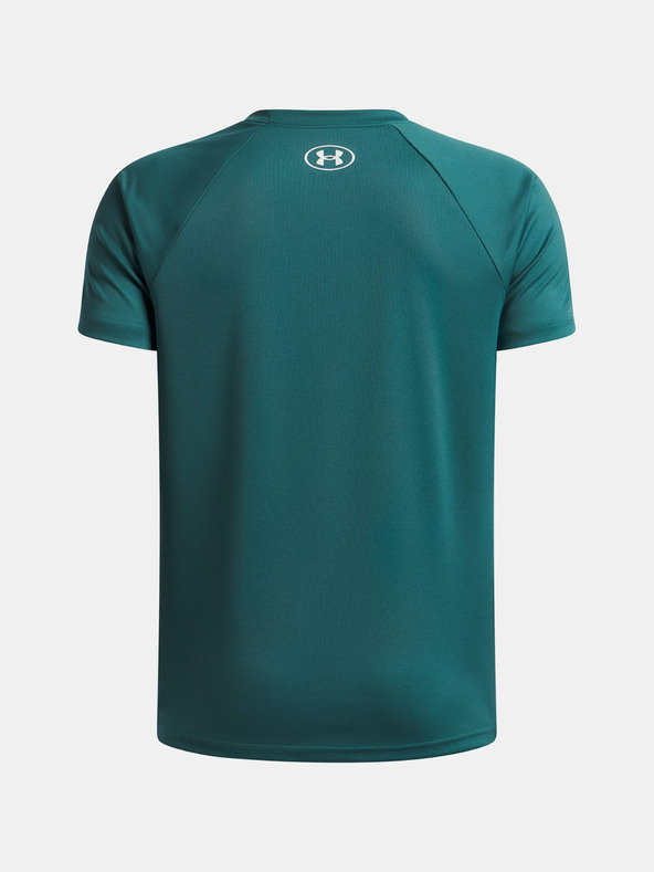 Under Armour Момчешка тениска Under Armour UA Tech Split Wordmark SS-GRN