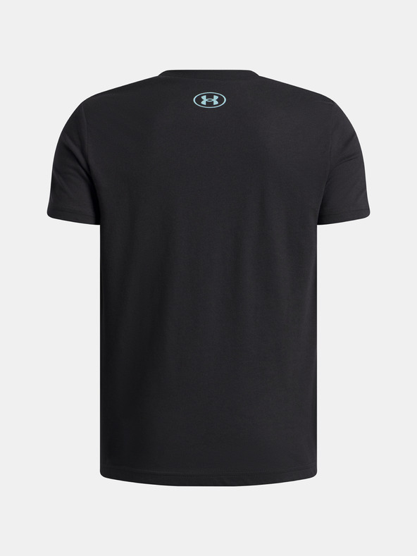 Under Armour Детска тениска Under Armour UA B LOGO WM COLLAGE SS-BLK