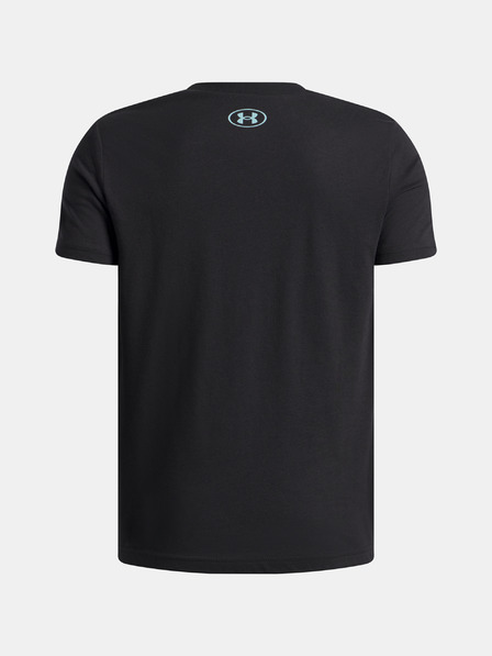 Under Armour Детска тениска Under Armour UA B LOGO WM COLLAGE SS-BLK