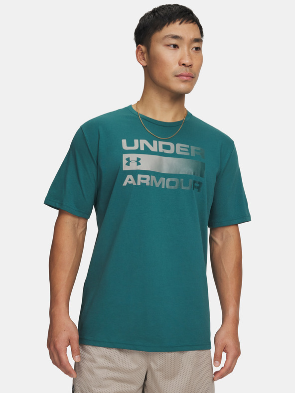 Under Armour Мъжка тениска Under Armour UA TEAM ISSUE WORDMARK SS-GRN