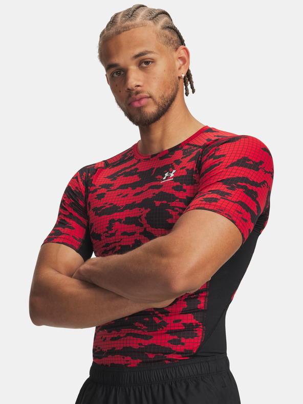 Under Armour Мъжка тениска Under Armour UA HG Printed SS-BLK