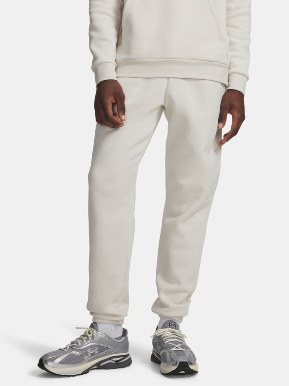 Under Armour Мъжки долнища Under Armour UA Icon Fleece Jogger-WHT
