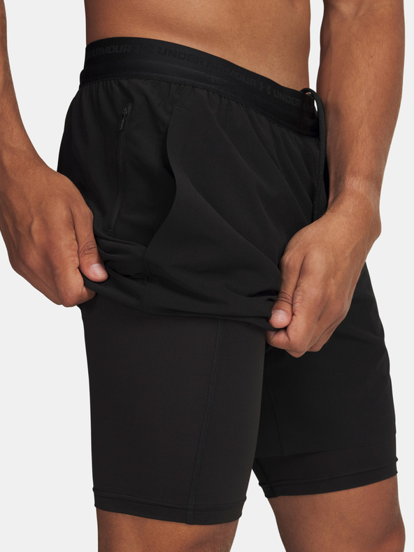 Under Armour Мъжки къси панталони Under Armour UA Vanish Elite 2in1 Short-BLK