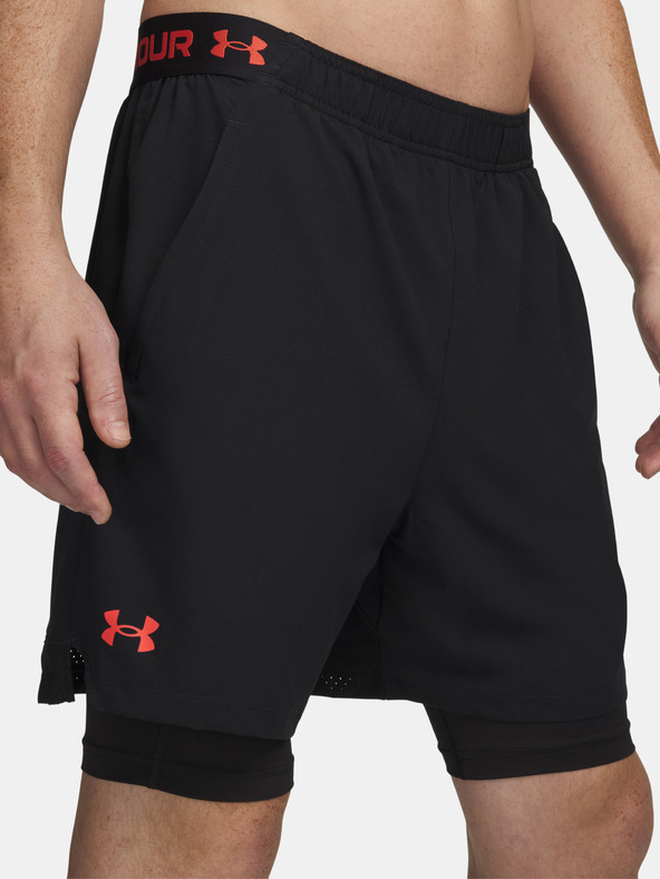 Under Armour Мъжки къси панталони Under Armour UA Vanish Woven 2in1 Sts-BLK