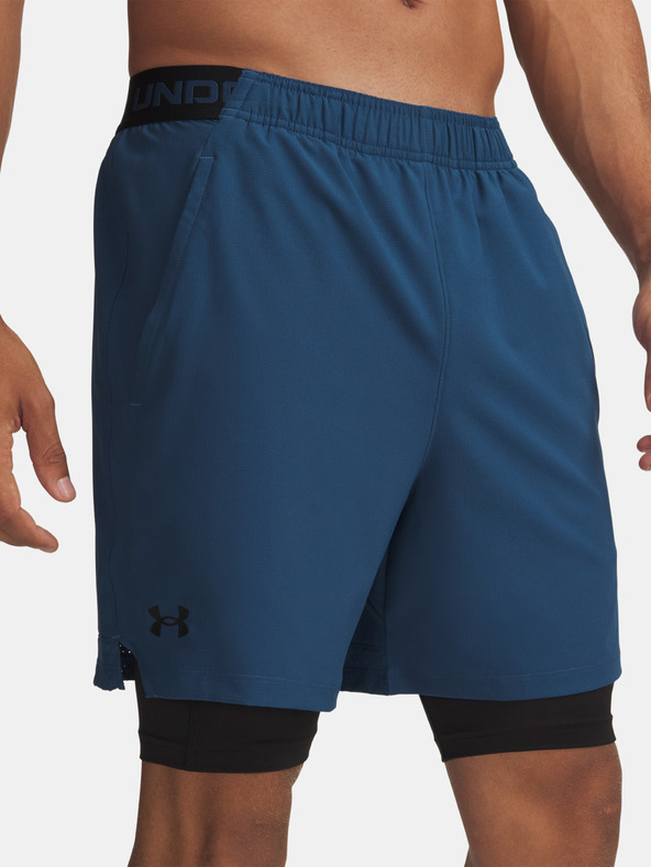 Under Armour Мъжки къси панталони Under Armour UA Vanish Woven 2in1 Sts-BLU