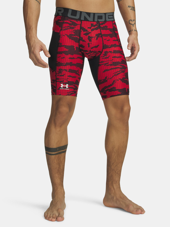Under Armour Мъжки къси панталони Under Armour UA HG Printed Lng Short-BLK