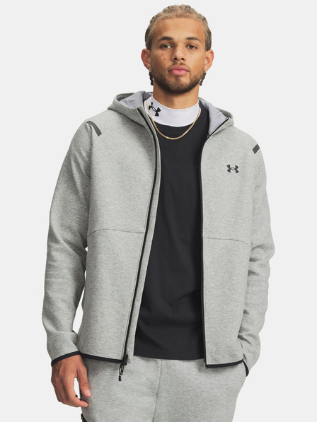 Under Armour Мъжки суитшърт Under Armour UA Unstoppable Flc FZ HD EU-GRY