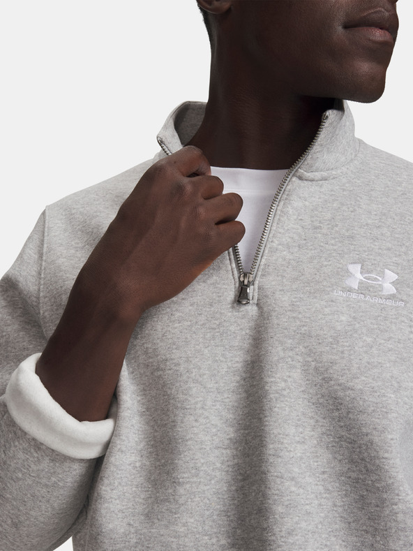 Under Armour Мъжки суитшърт Under Armour UA Icon Fleece 1/4 Zip-GRY