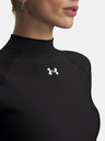 Under Armour Дамска тениска Under Armour HeatGear Crop Mock LS-BLK
