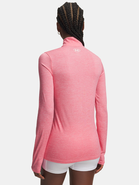 Under Armour Дамска тениска Under Armour Tech 1/2 Zip- Twist-PNK