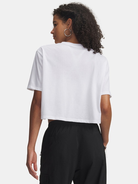 Under Armour Дамска тениска Under Armour UA W WM CROP SS-WHT