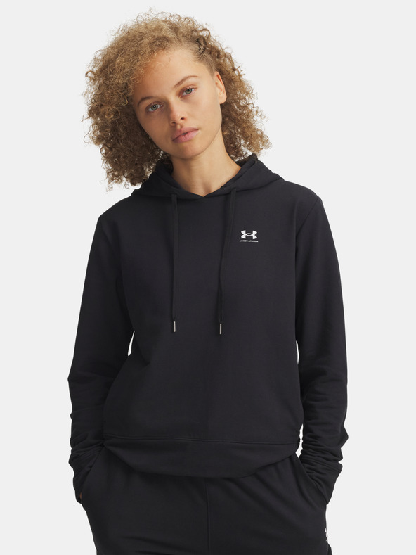 Under Armour Дамски суитшърт Under Armour Sport Terry Hoodie-BLK