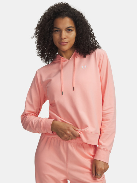 Under Armour Дамски суитшърт Under Armour Sport Terry Hoodie-PNK