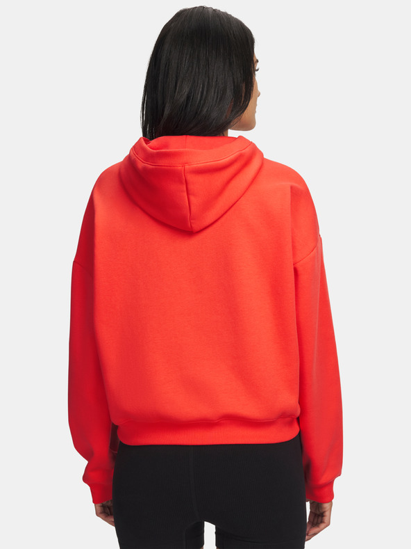 Under Armour Дамски суитшърт Under Armour UA Icon Fleece HZ Hoodie-RED