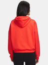 Under Armour Дамски суитшърт Under Armour UA Icon Fleece HZ Hoodie-RED