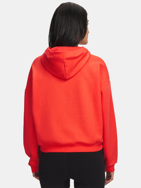 Under Armour Дамски суитшърт Under Armour UA Icon Fleece HZ Hoodie-RED