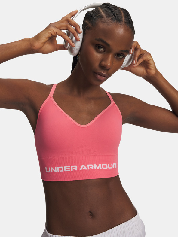 Under Armour Дамски сутиен Under Armour Vanish Seamless Low Bra-PNK