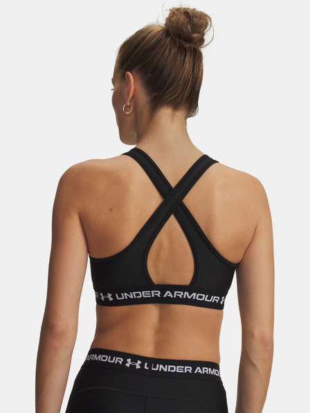 Under Armour Дамски сутиен Under Armour Crossback Mid Bra-BLK