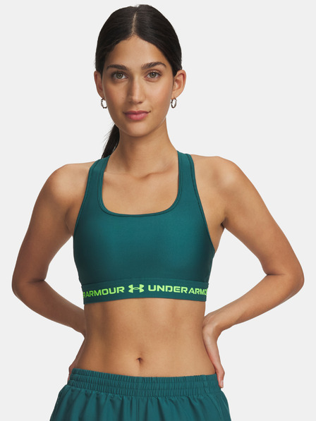 Under Armour Дамски сутиен Under Armour Crossback Mid Bra-GRN