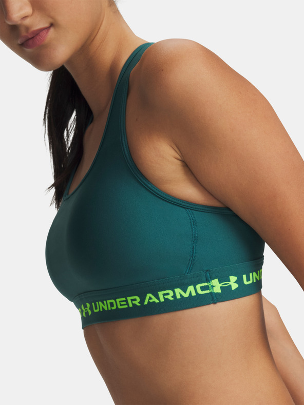 Under Armour Дамски сутиен Under Armour Crossback Mid Bra-GRN