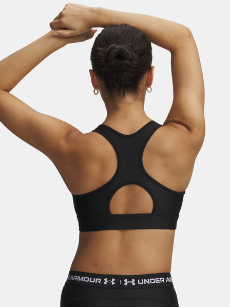 Under Armour Дамски сутиен Under Armour HeatGear Mid-BLK
