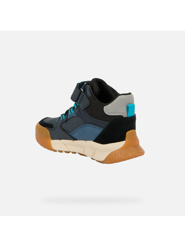 Geox Синя момчешка членкова обувка Geox Flexyper Pro Boy B