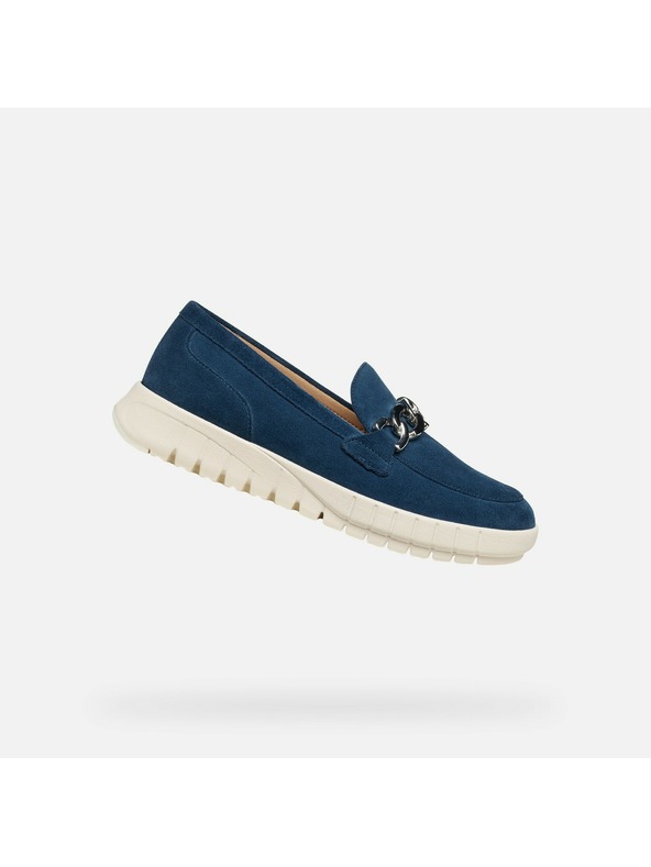 Geox Сини дамски мокасини Geox Flextride