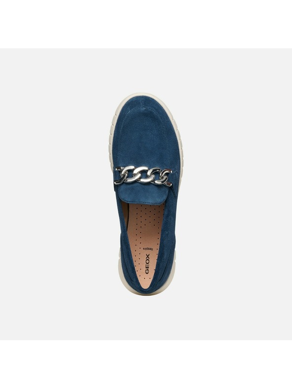 Geox Сини дамски мокасини Geox Flextride