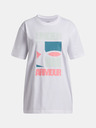 Under Armour Момичешка тениска Under Armour UA G BLOCK LOGO OS SS
