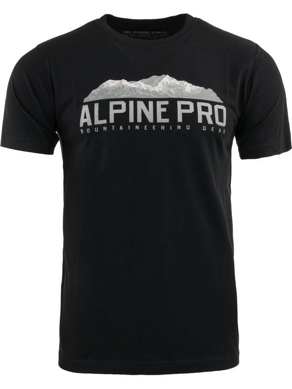 ALPINE PRO Мъжка памучна тениска ALPINE PRO MODEN black