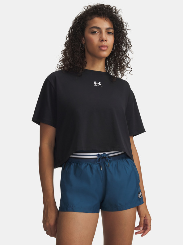 Under Armour Дамска тениска Under Armour UA Rival Boxy Tee Solid