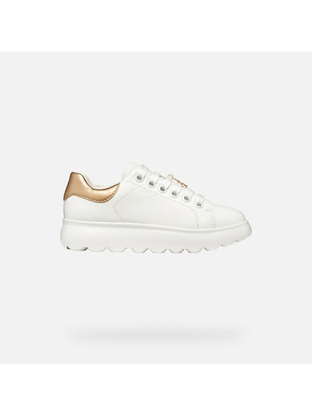 Geox Бели маратонки Geox Puffypop за момичета