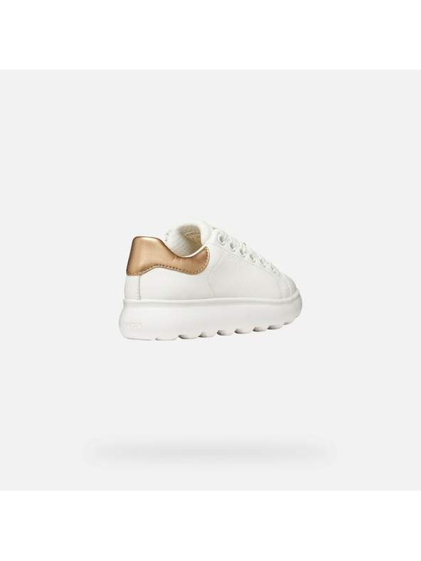 Geox Бели маратонки Geox Puffypop за момичета