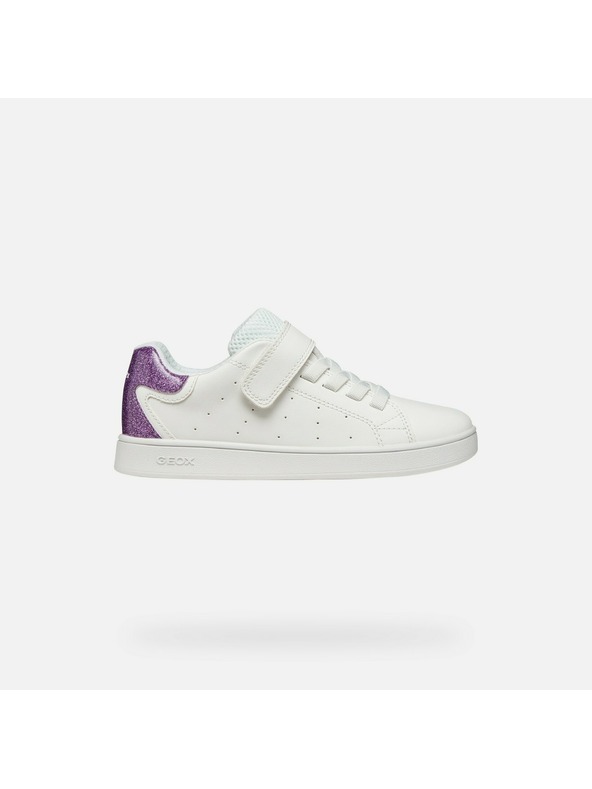 Geox Бели маратонки Geox Eclyper за момичета