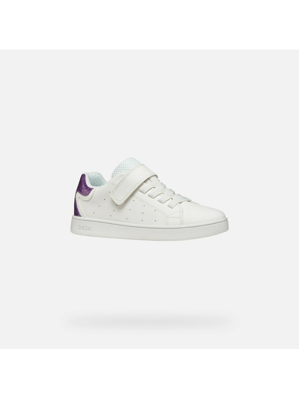 Geox Бели маратонки Geox Eclyper за момичета